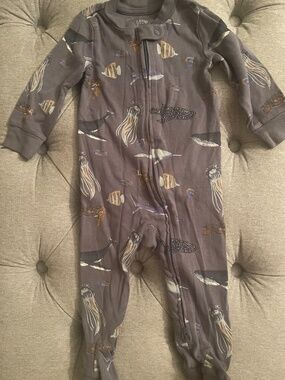 3pc Carter's Little Planet Organic Cotton 2-Way Zip Sleepers Bundle